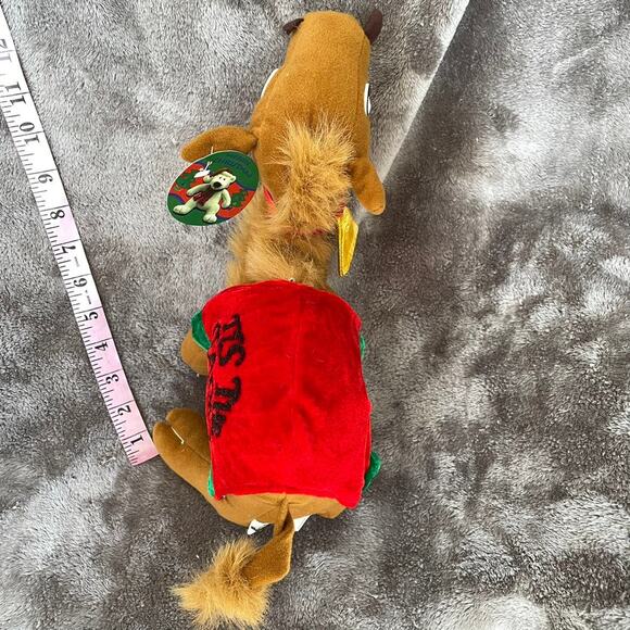 Vintage Christmas Camel Plush Tis The Season Red Y2K Stuffed Animal Toy w/ TAGS - Picture 5 of 12